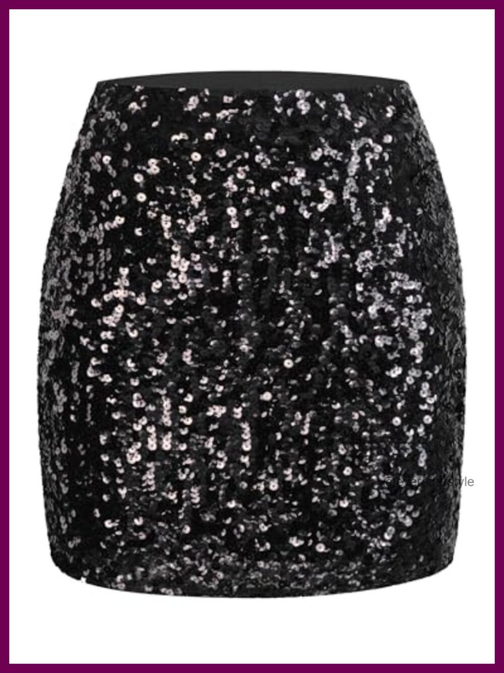 Sequin Bodycon Mini Skirt Stretchy Clubwear Party Night Out